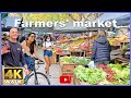 【4K】WALK Pocitos Farmers Market MONTEVIDEO Uruguay 4k video