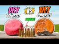 Dry Pour Concrete vs Bullet