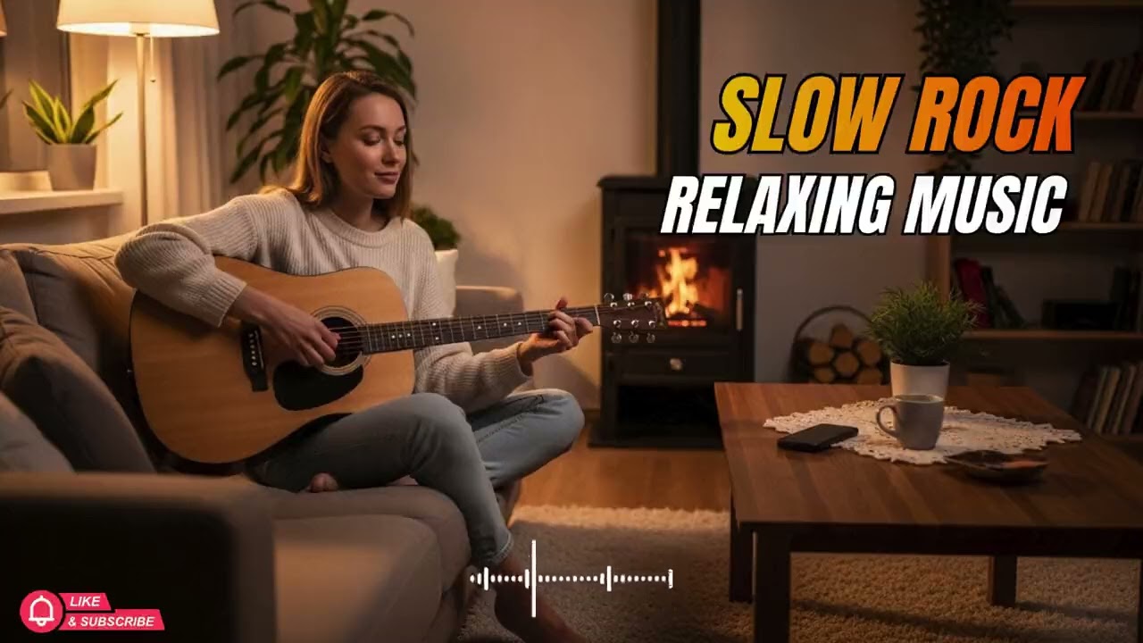 Melodic Slow Rock Guitar – Soulful Solo for Relaxing Mood