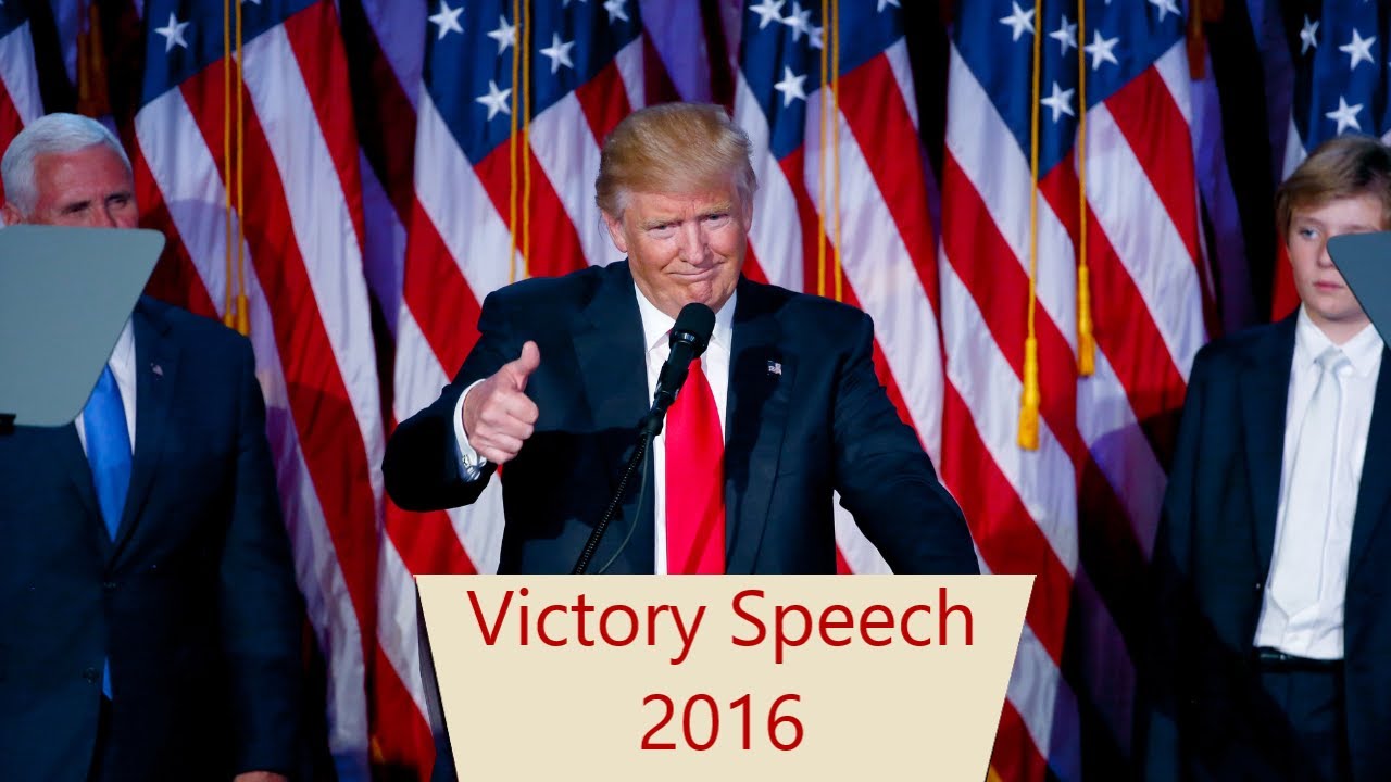 Trump's 2016 Victory Speech