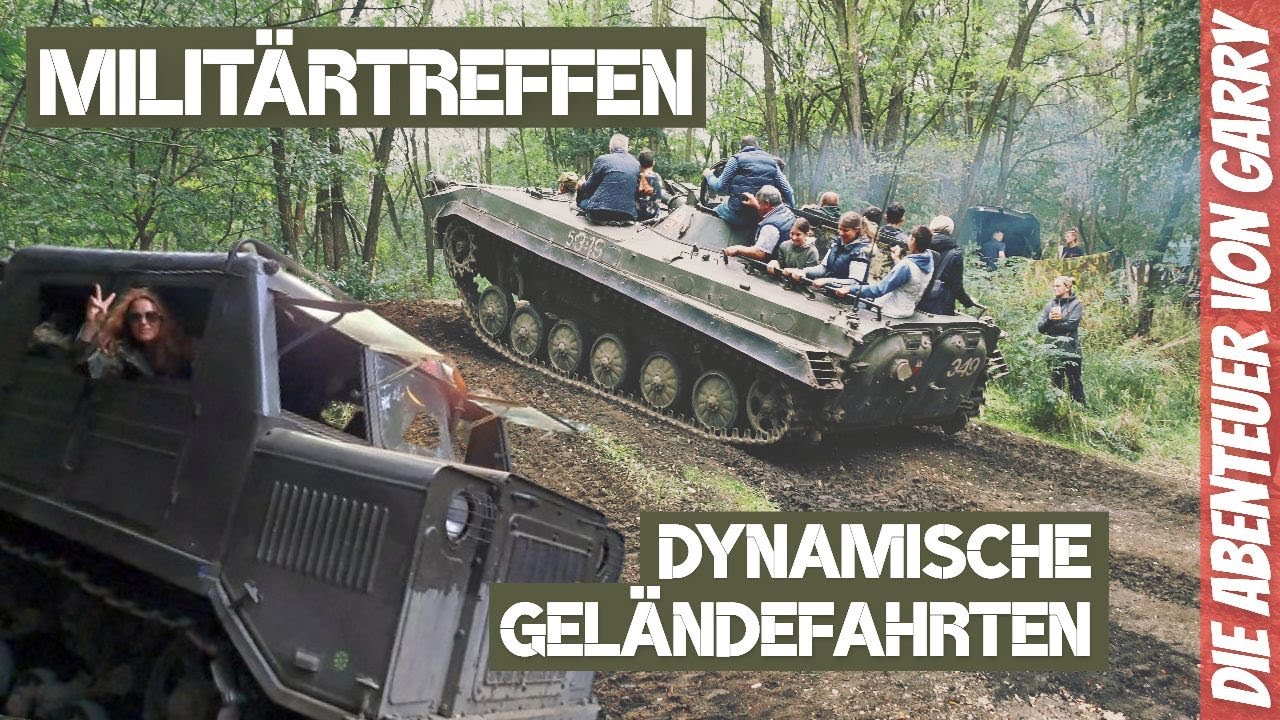 Militärfahrzeugtreffen 2023 in Königsbrück - Ich zeige Euch die besten Panzer - und Geländefahrten