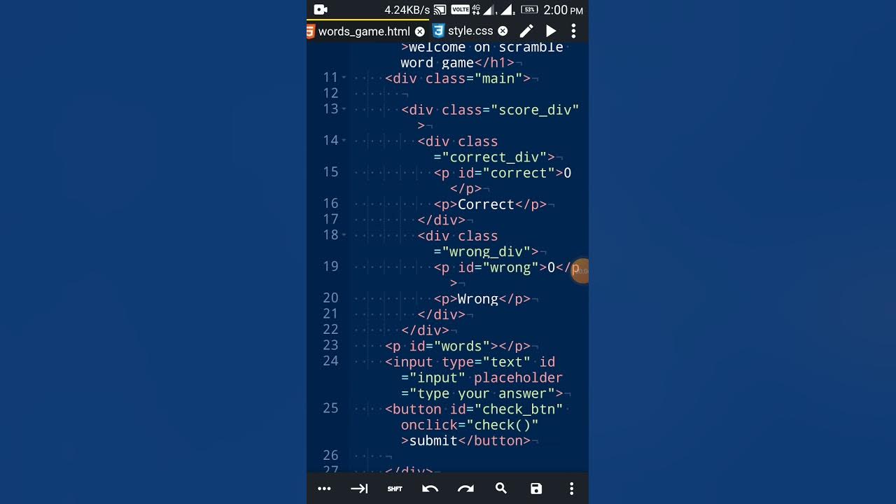 🔥Awesome! Javascript Word Game|| Word Scramble Game in Javascript By ...