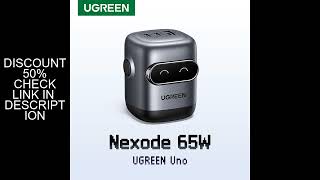 ?US Plug?UGREEN 65W 30W GaN Charger Robot Design QC4.0 3.0 PPS for iPhone 16 15 14 Pro Macbook Lapto