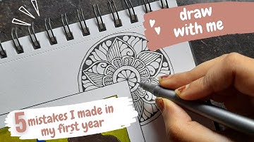 Draw with me| 5 mistakes I made as a first year college student