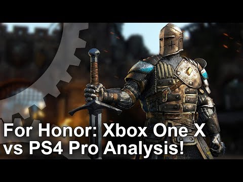 [4K] For Honor: Xbox One X vs PS4 Pro vs PC Graphics Comparison + Frame-Rate Test