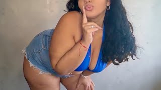 Plus-size try on spring tops 