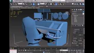 3ds Max Exercise ControlPanel Low Poly Introduction