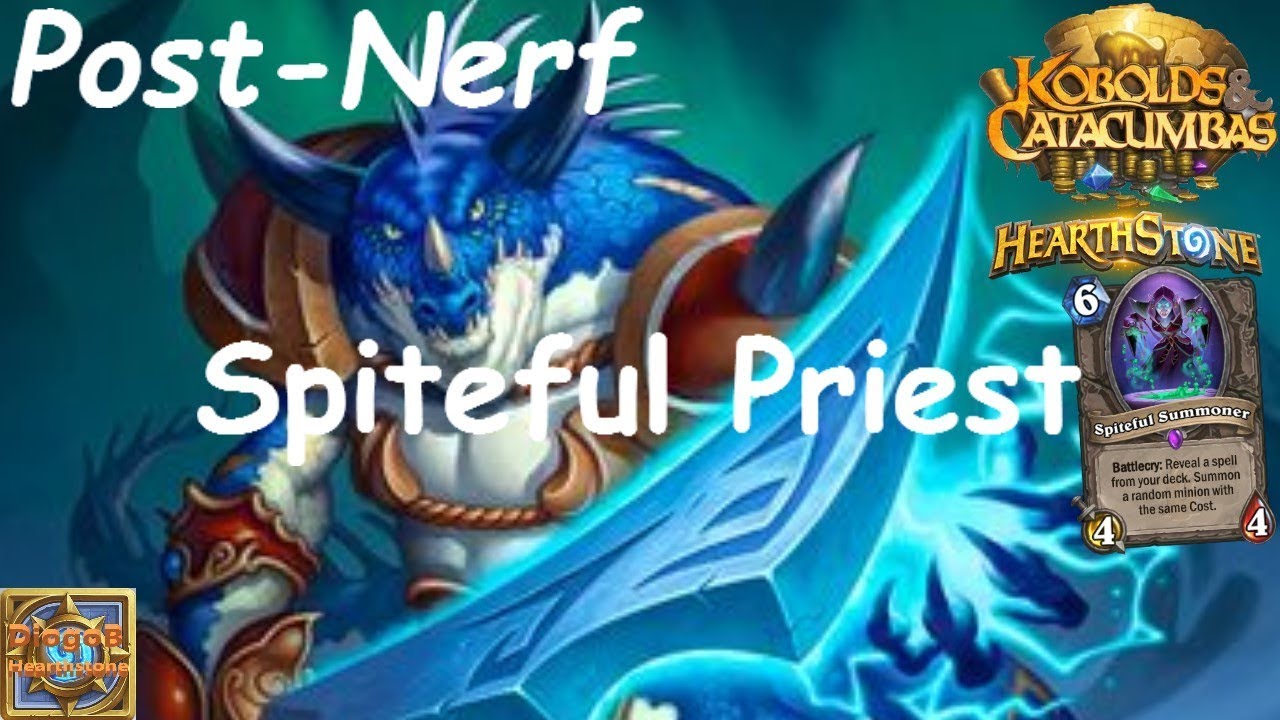 Hearthstone: Spiteful Dragon Priest Post-Nerf #8: Kobolds and Catacombs - Standard Constructed