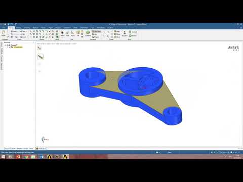 Топологическая оптимизация в ANSYS Mechanical R19.2