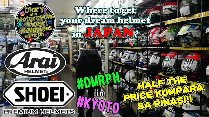 Motorcycle helmet x Japan x Gear Shopping Part 1 |...