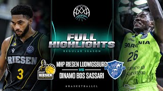 MHP RIESEN Ludwigsburg v Banco di Sardegna Sassari | Full Game Highlights | #BasketballCL 2023