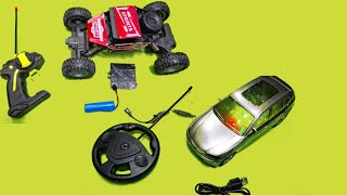 RC powerfull Super Monster Truck Top fight 3D fortuner unboxing👌 Remote cantro car light -sk toy tv