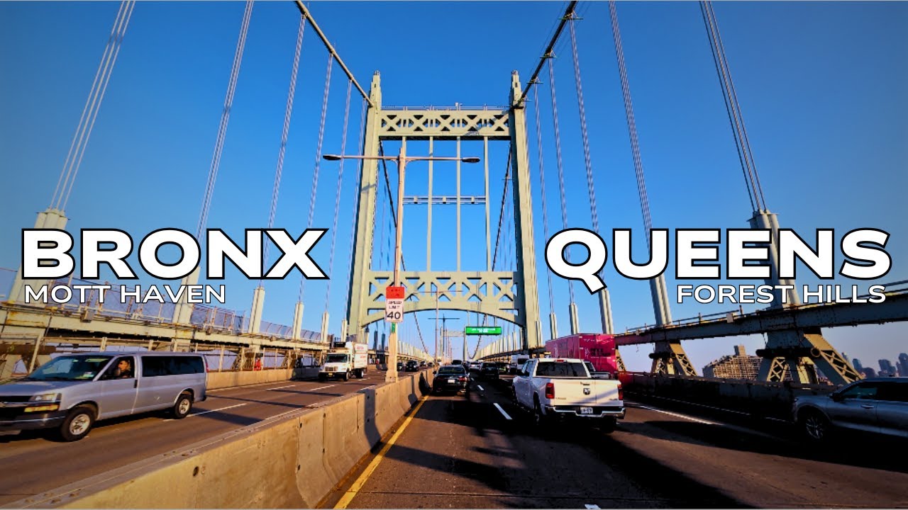 Driving from The Bronx to Queens via RFK Bridge (New York City Driving)