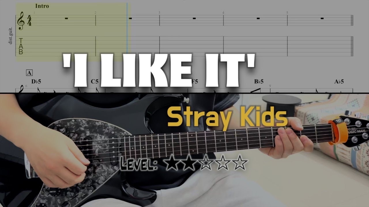 Stray Kids 'I LIKE IT' guitar cover YouTube