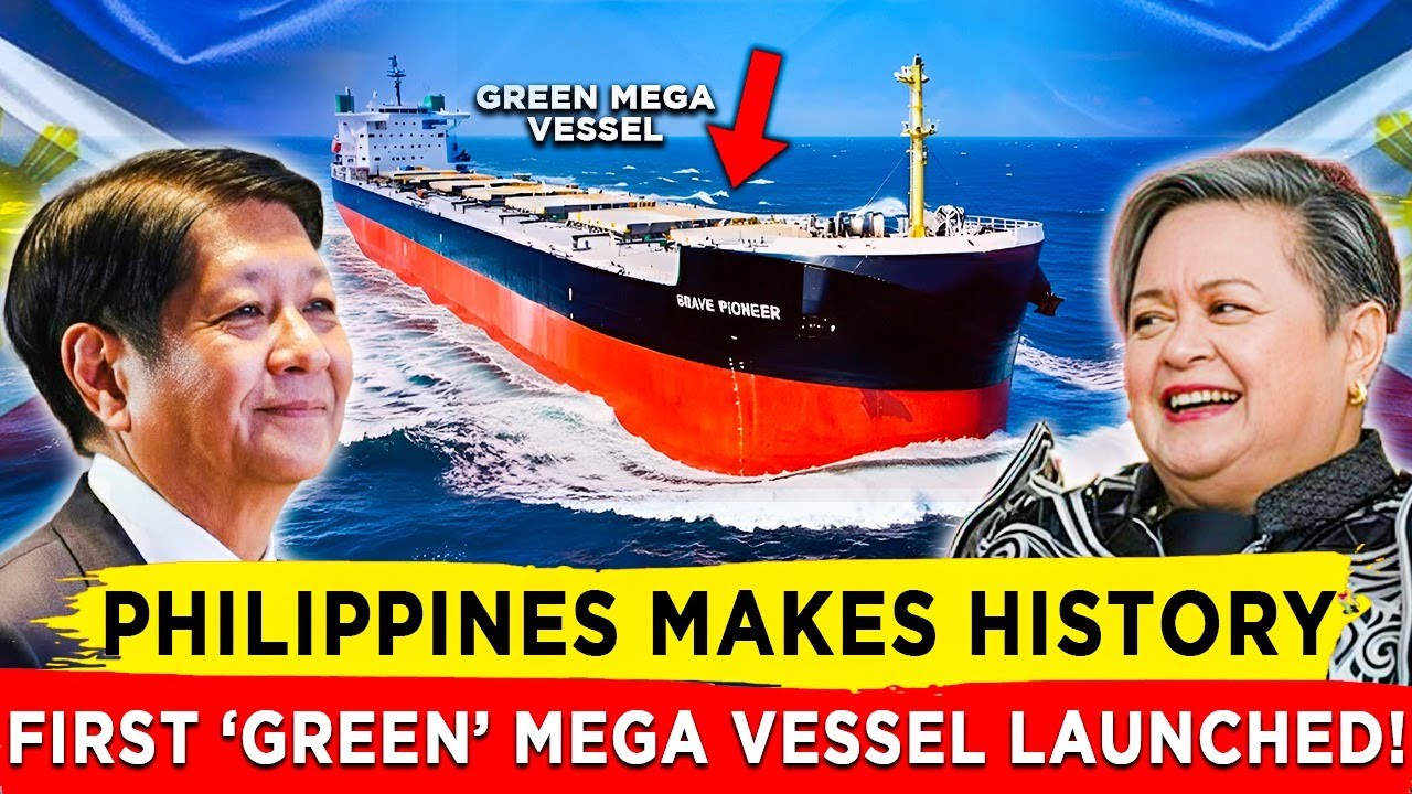 Philippines Shocks the World! PBBM Launches the First-Ever GREEN Mega Vessel!