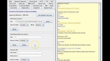 Write file to Simcom modules