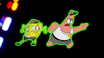 SpongeBob and Patrick ⛔"on Guard"⛔  Sound Variations in 50 Seconds