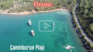 Çamlıburun Plajı | Drone  Footage | Didim Akbük | 4K