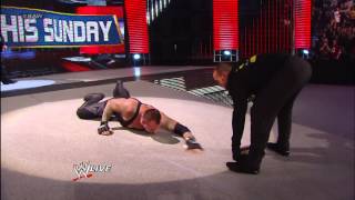 Disguised as a druid, CM Punk attacks The Undertaker: Raw, April 1, 2013