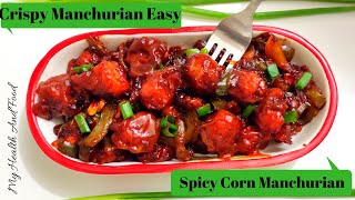 Healthy Manchurian Recipes | Baby corn Capsicum Manchurian | Healthy Indo Chinese Recipe