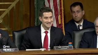 WATCH: Sen. Cotton makes opening statement at Gabbard confirmation hearing