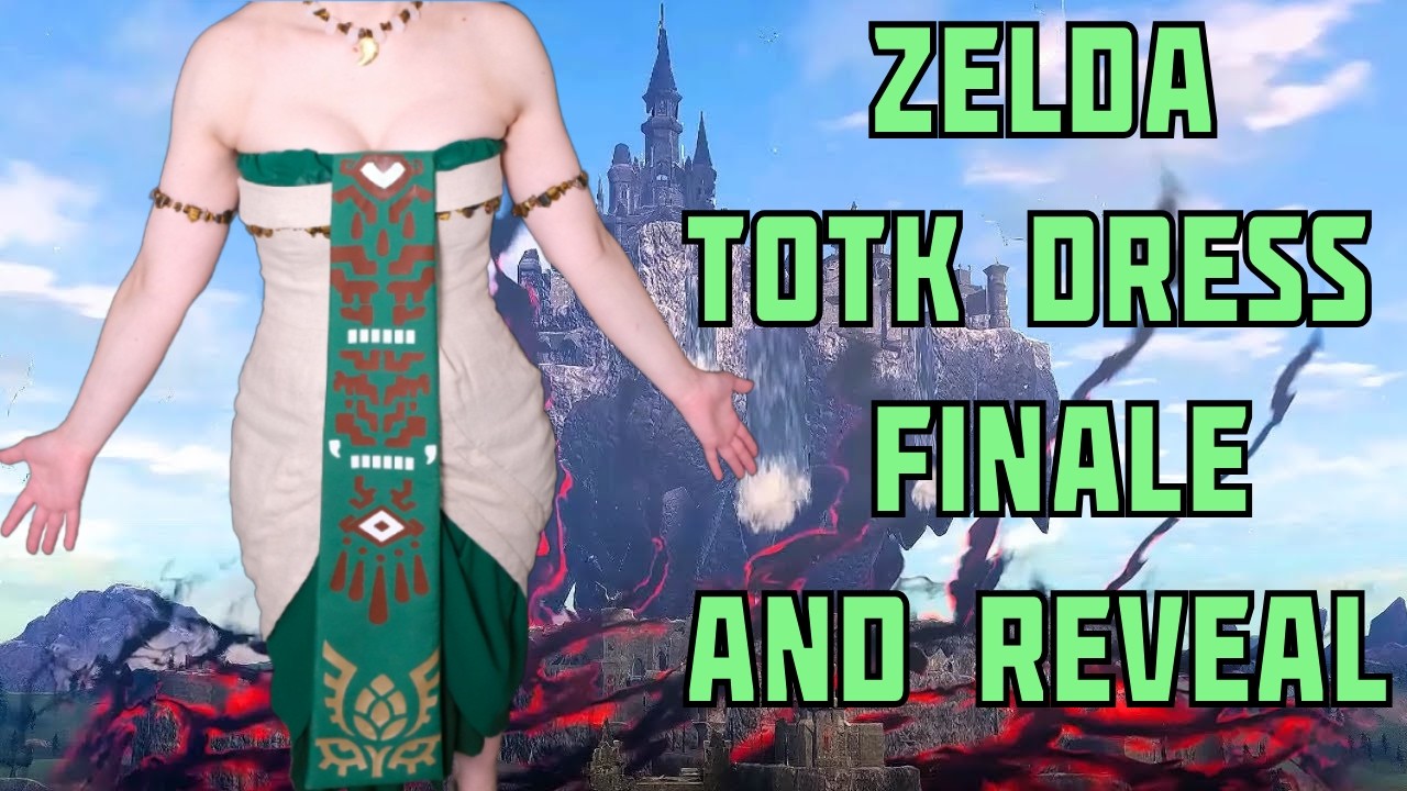 Princess Zelda Tears of the Kingdom Cosplay – Final Reveal, Tabard, Underskirt & Necklace Build