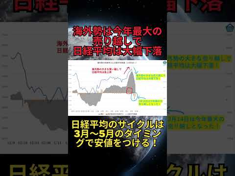 【日経平均の大幅下落の理由】#shorts