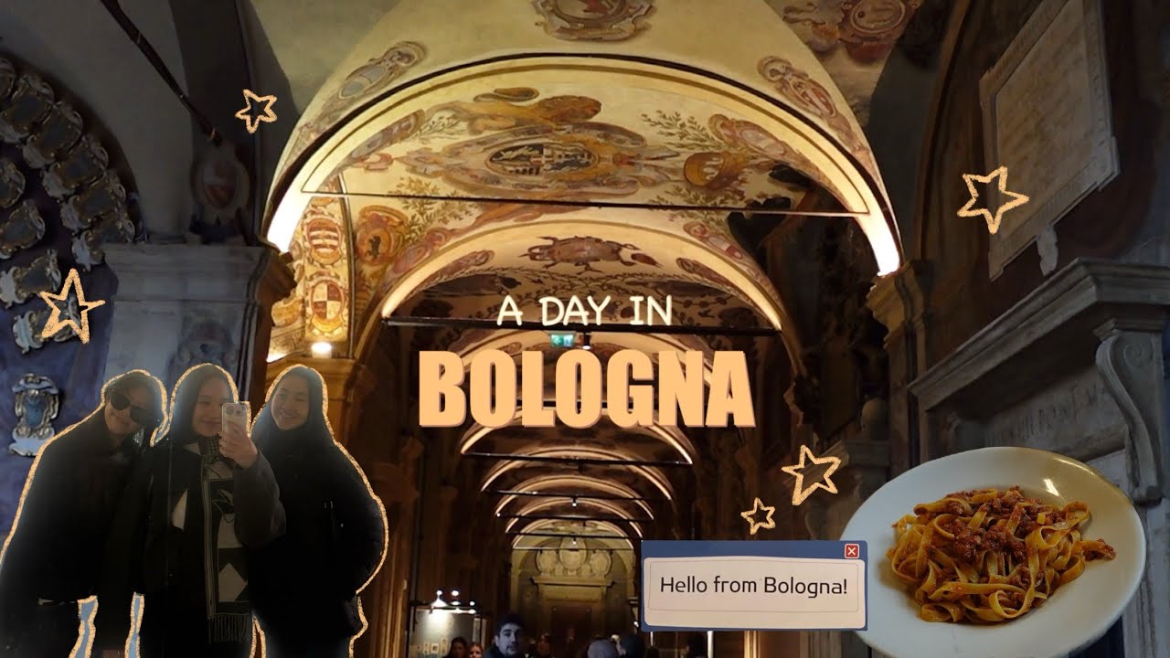 a day in bologna 😋 food, exploring, relaxing day trip