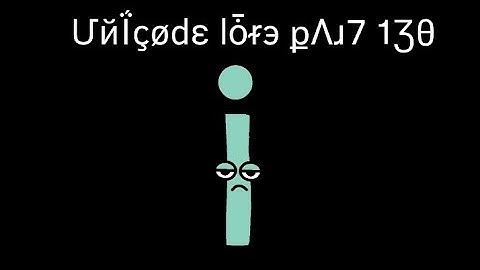 Unicode Lore part 130