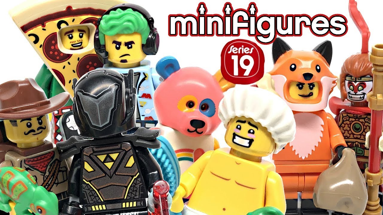 cuscús cansado Complaciente LEGO Minifigures Series 19 review! 2019 set 71025! - YouTube