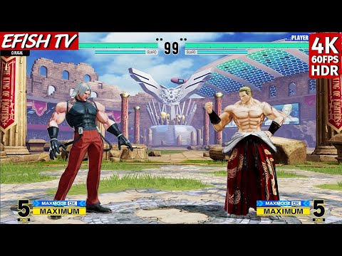 Omega Rugal vs Geese Howard (Hardest AI) - KOF XV