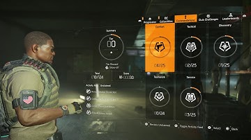 The Division 2 - Claim Commendations and Activate Challenges: Various Badges Unlocked (2019)