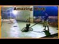Floor Finishing with Machine| new ideas | concrete sand and cement, Bengali construction