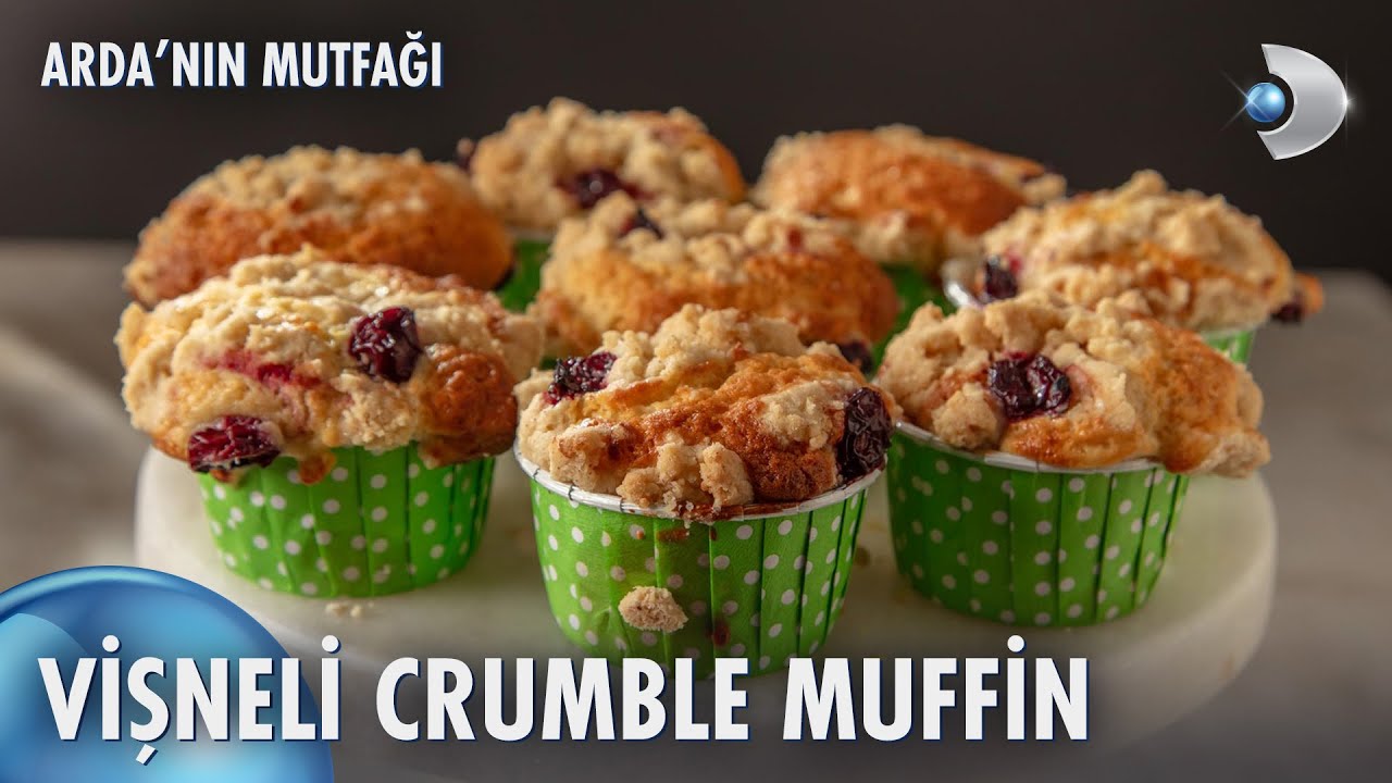 Vişneli Crumble Muffin Tarifi 😋 | Arda'nın Mutfağı 203. Bölüm