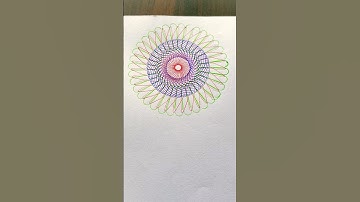Spirograph Design#relaxing  #oddlysatisfying #spirograph #design #satisfying #art #shorts