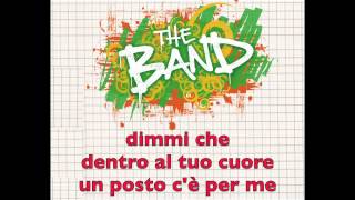 Video thumbnail of "Le parole che non ti ho detto - The Band - Karaoke - Instrumental + Testo nel video"