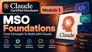 Claude Certified Developer – Foundations | Module 1: MSO Foundations