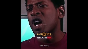 Voice Actors of Kratos Then Vs Now || God of War 4K #shorts