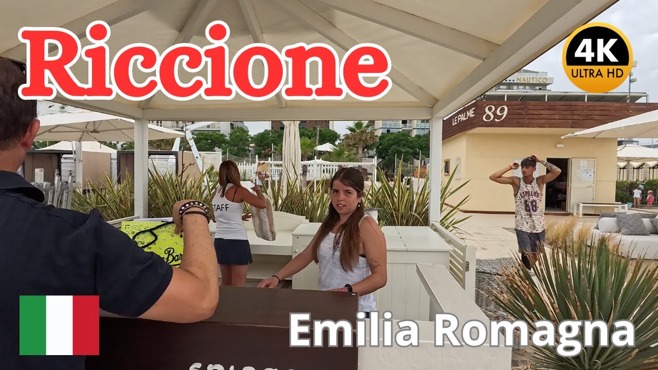 Riccione, Italy 🇮🇹 4K Walking Tour - June 2024