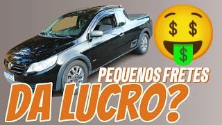 Quanto dá para ganhar fazendo carreto?? Carreto dá lucro??? Comprei uma Saveiro para carreto.