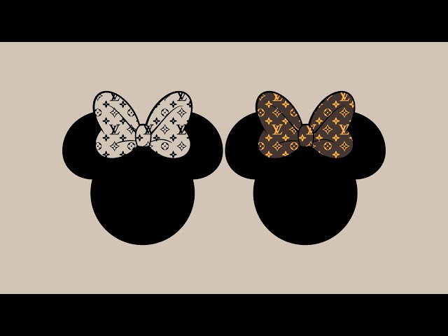 Louis Vuitton Mickey Mouse Svg