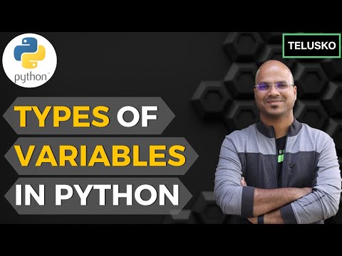 52 Python Tutorial For Beginners | Types Of Variables