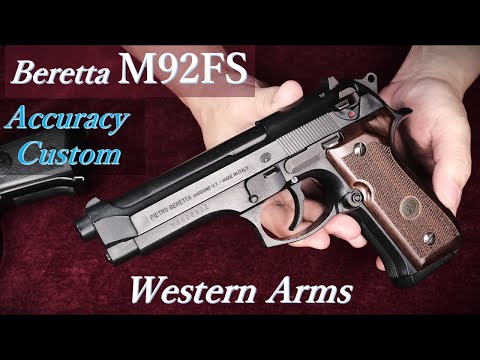 Out-of-print M92FS [Accuracy Custom] Fixed Slide Gas Gun / Western