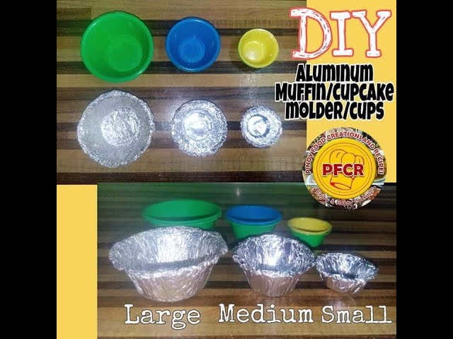 DIY ALUMINUM Muffin Molder/ Cupcake Cups 