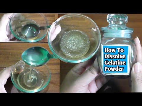Video: Bagaimana cara melarutkan gelatin dengan betul?