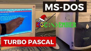 Back to basics: Exploring MS-DOS and Turbo Pascal #DOScember