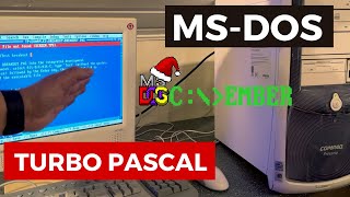 Back to basics: Exploring MSDOS and Turbo Pascal #DOScember