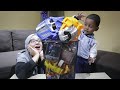 Keranjang Mainan Transformers Bumblebee Dan Optimus Prime Azufi Lengkap Banget !