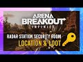 Radar station security room key  location  loot guide  arena breakout infinite  valley keys