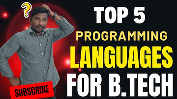 Top 5 Programming Languages Every B.Tech Student Must Learn in 2025 | Career Boosting Languages